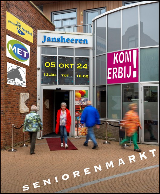 Kom naar de Seniorenmarkt op zaterdag 5 oktober 2024 in Heemskerk